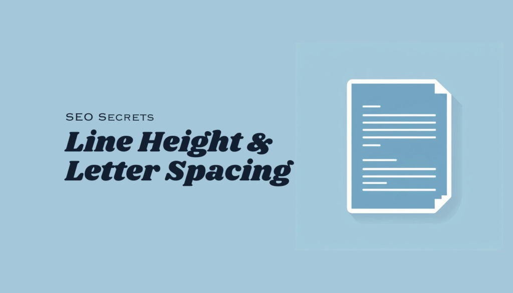 Line Height & Letter Spacing